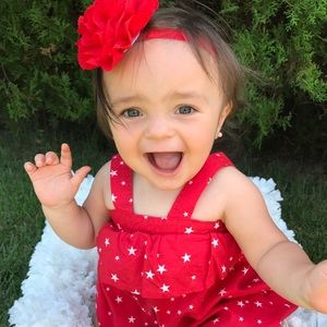 Baby gap red and star dress 12-18 mos